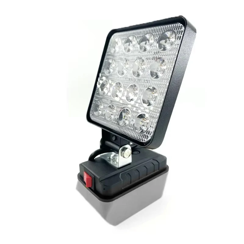 LED Work Light 4 Inch Tool Lamp Replacement for Dewalt 18V-20V Lithium Battery DCB205 DCB206 Outdoor Electric Torch Spotlight