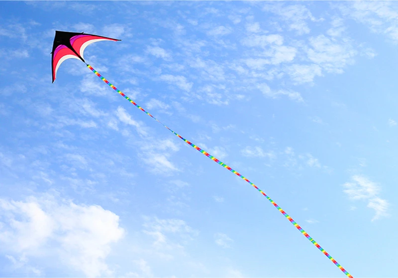 Grandes colas de pipa voladora, calcetines de viento, pipas, cola de arcoíris, tela de nailon ripstop, pipa voladora, gran viento, bobinadora de pipa, diversión de paracaídas