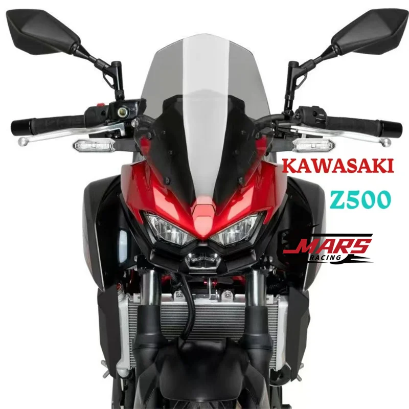 

FOR KAWASAKI Z500 z500 2024 2025 Motorcycle Accessories Front Windshield Windscreen Airflow Wind Deflector