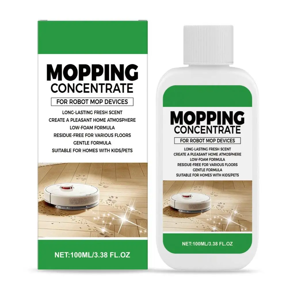 

Mopping Concentrate For Robot Mop Devices Floor Cleaner Liquid For Various Floors For Remove Stains Long-Lasting Fresh Scent