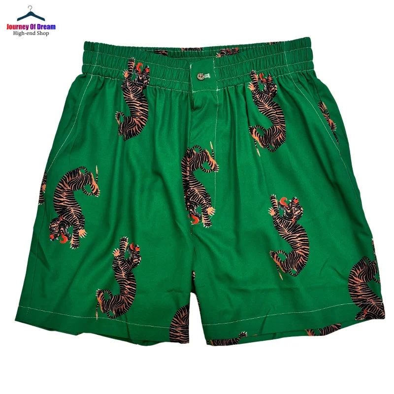 Trend Purple Green White Black WACKO MARIA Hawaii Casual Loose Hipster Mens Womens Beach Drawstring Shorts