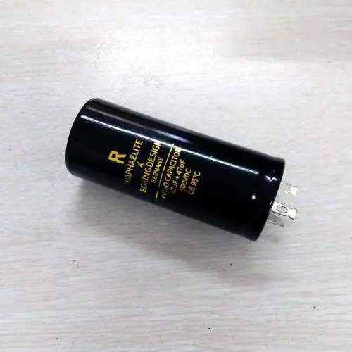 2026 filter capacitor, dual 47 UF 500V capacitor