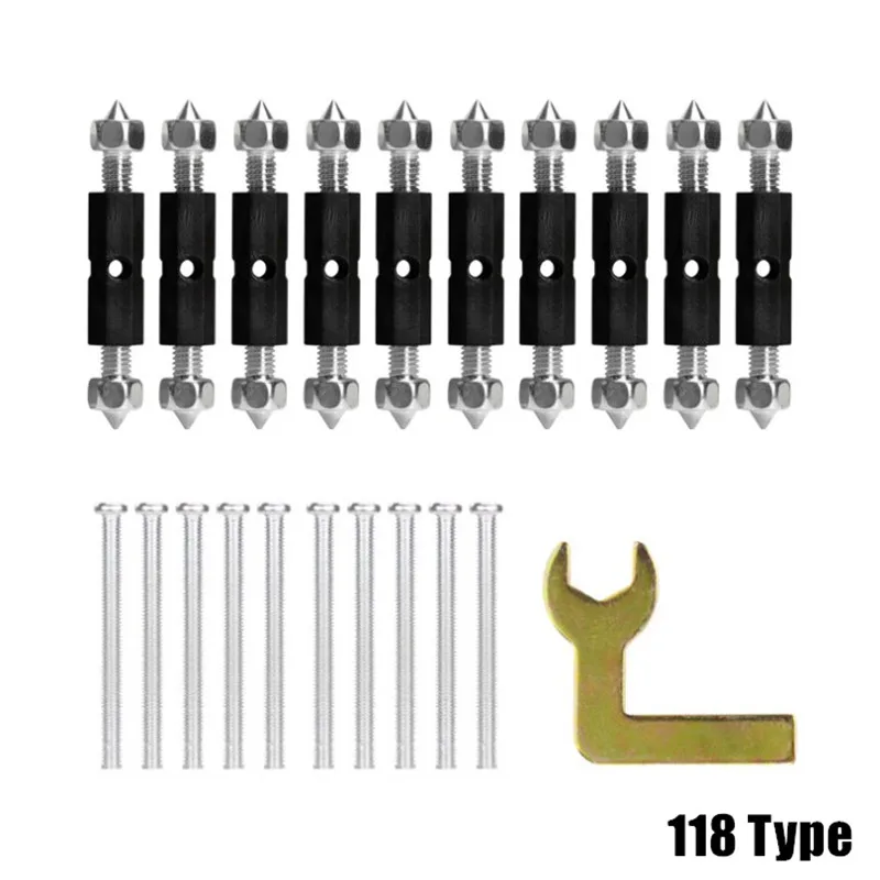 10Sets Cassette Repairer Dark Box Repair Screw Plug Switch Old Socket Boxes Replacement Fixed Wall Repair Box Support Rod Accs