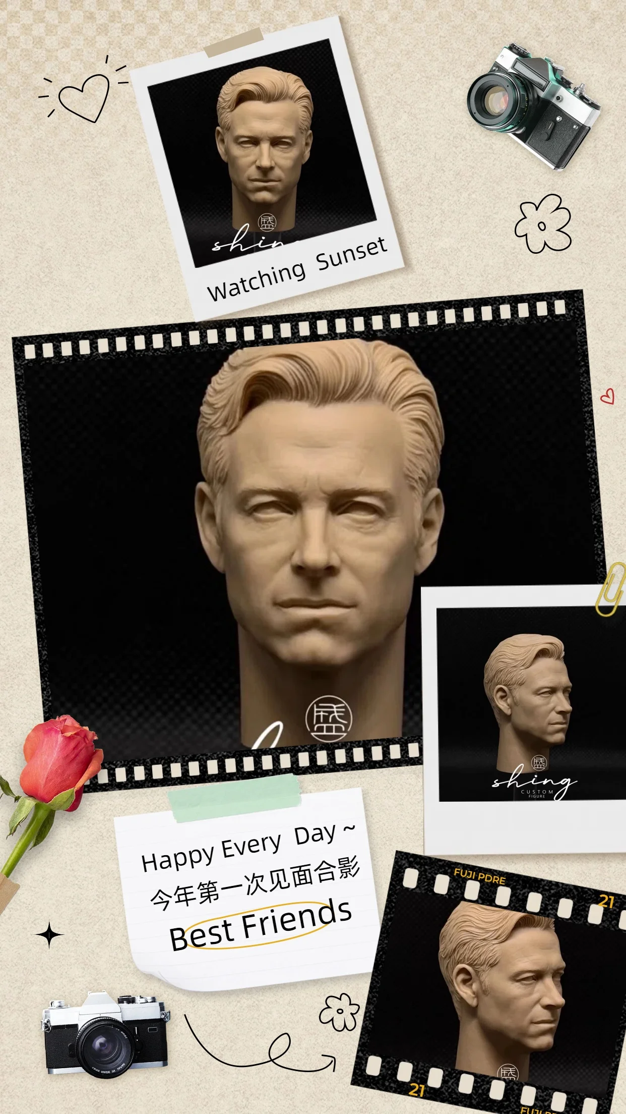 

【Неокрашенный】Мастер-солдат в масштабе 1/6, Антони Старр, комический персонаж, Суперджиллаин, модель белой головы для 12-дюймовой экшн-фигурки, модель игрушки