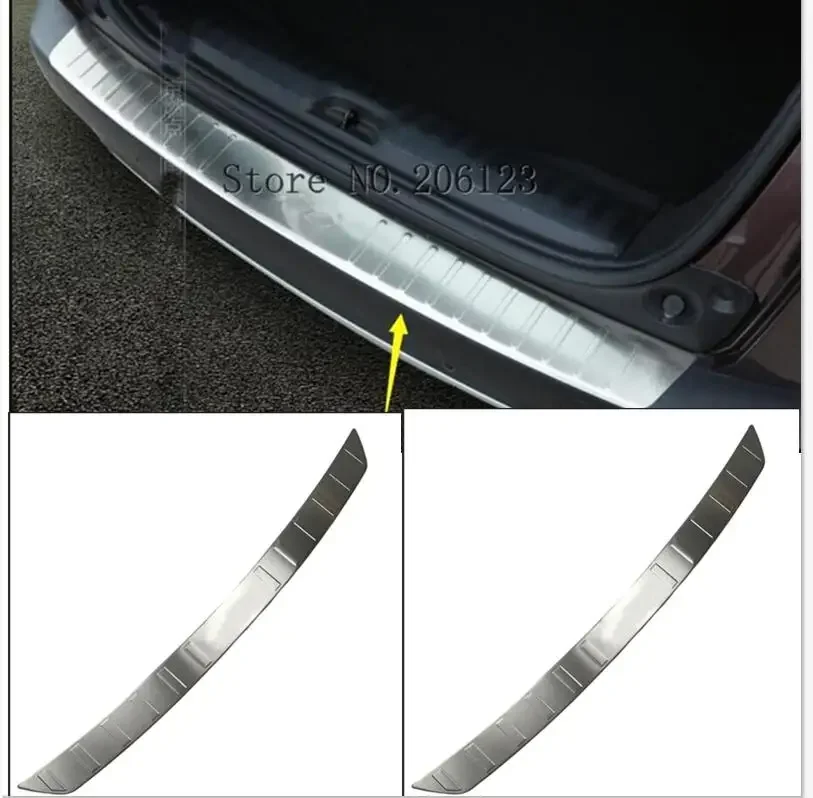 

High quality stainless steel Rear bumper Protector Sill For Peugeot 2008 2013 2014 2015 2016 2017 2018 2019