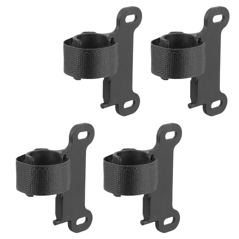 4pcs Bike Pump Holder Plastic Mounting Bracket For Bicycle Inflator Storage Road Cycling Accessories Pump Clip Outdoor Riding