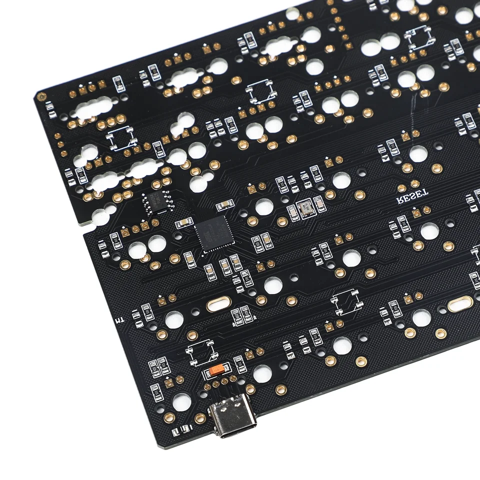 Tofix60he PCB GH互換 GH60 64 PCB for DIY Mechanical Keyboard QMK VIA