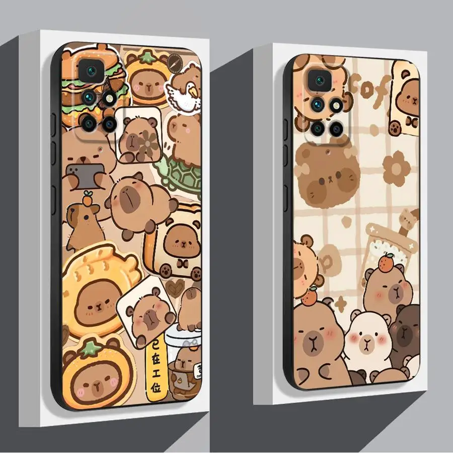 Case for Xiaomi Redmi 12C A5 10 A1 A2 Plus 9 14C K40 K80 Pro A3 A4 13C Funda Phone Cover Cute Capybara view 2