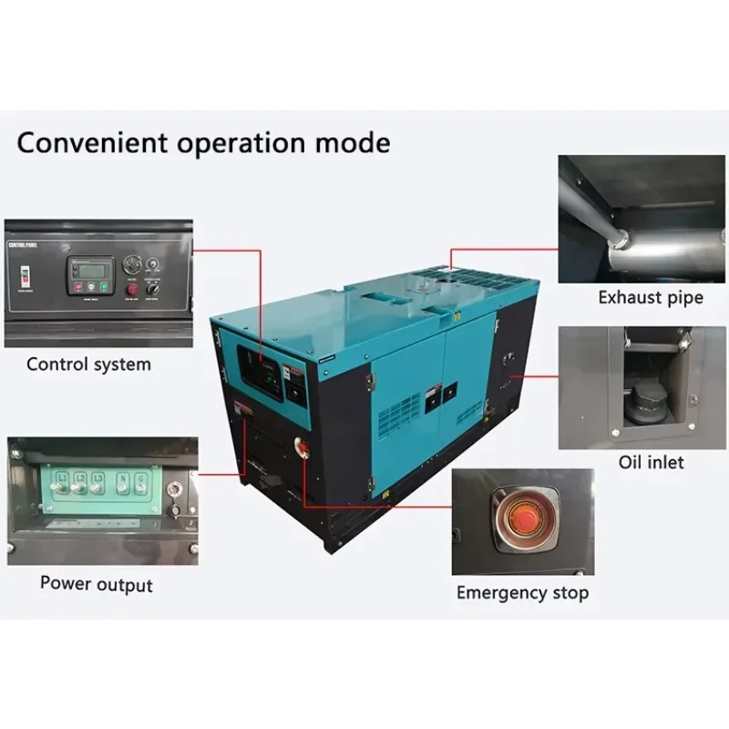 60kva 50kw Silent Generator Set 50kva di esel Generator 3 Phase 60kw