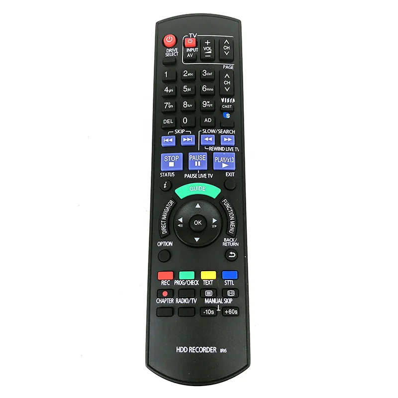 

NEW remote control N2QAYB000618 for Panasonic HDD DVD IR6 Recorder DMR-HW100EBK