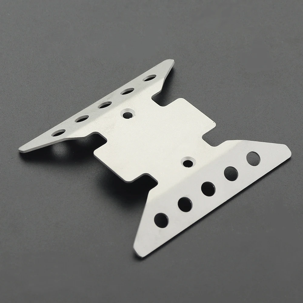 Metal Chassis Armor Portal Axle Protector Skid Plate for 1/10 RC Crawler Axial SCX10 III AXI03007 Wrangler JLU Upgrade Parts