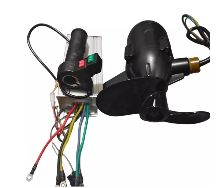 Underwater Thruster, Rubber Boat, Waterproof Motor, Brushless Motor, Assault Tourist Go Kart Boat, Underwater