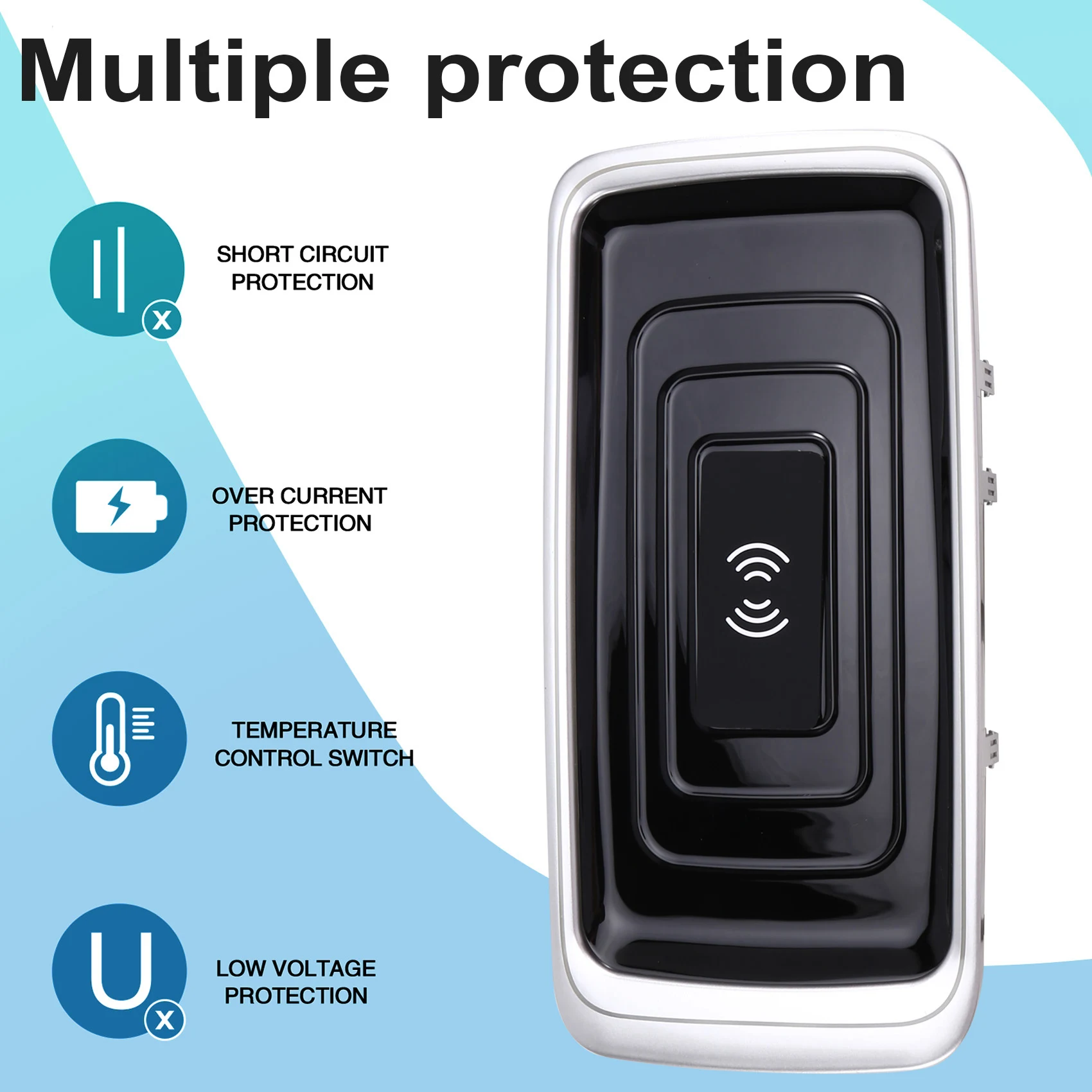 A60E-Car Wireless 15W Fast Phone Charging Panel Adapter V-Class Wireless