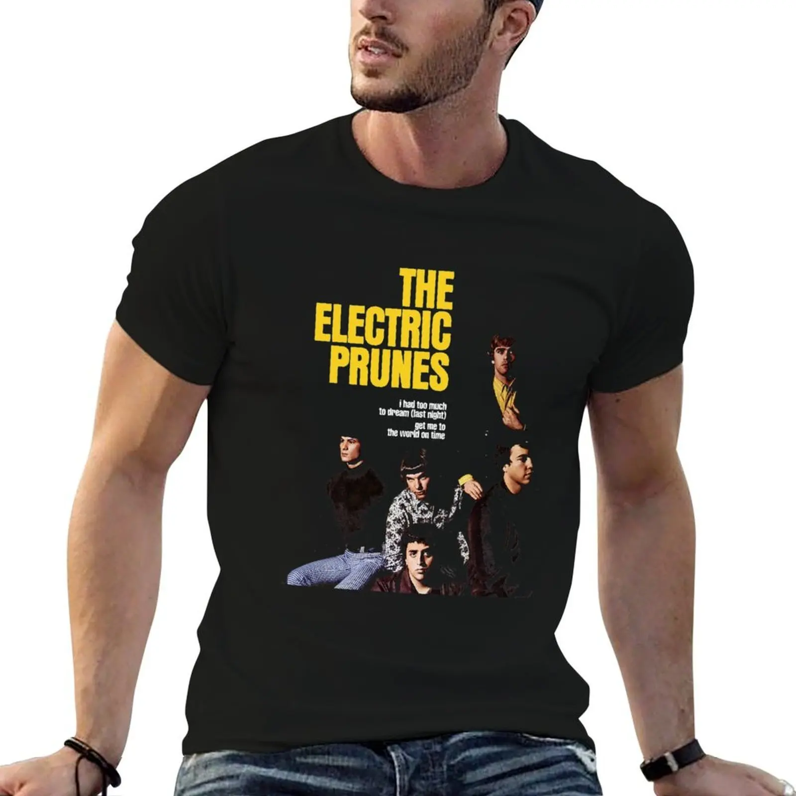The Electric Prunes fan art T-Shirt Big and Tall Solid Color T-Shirt