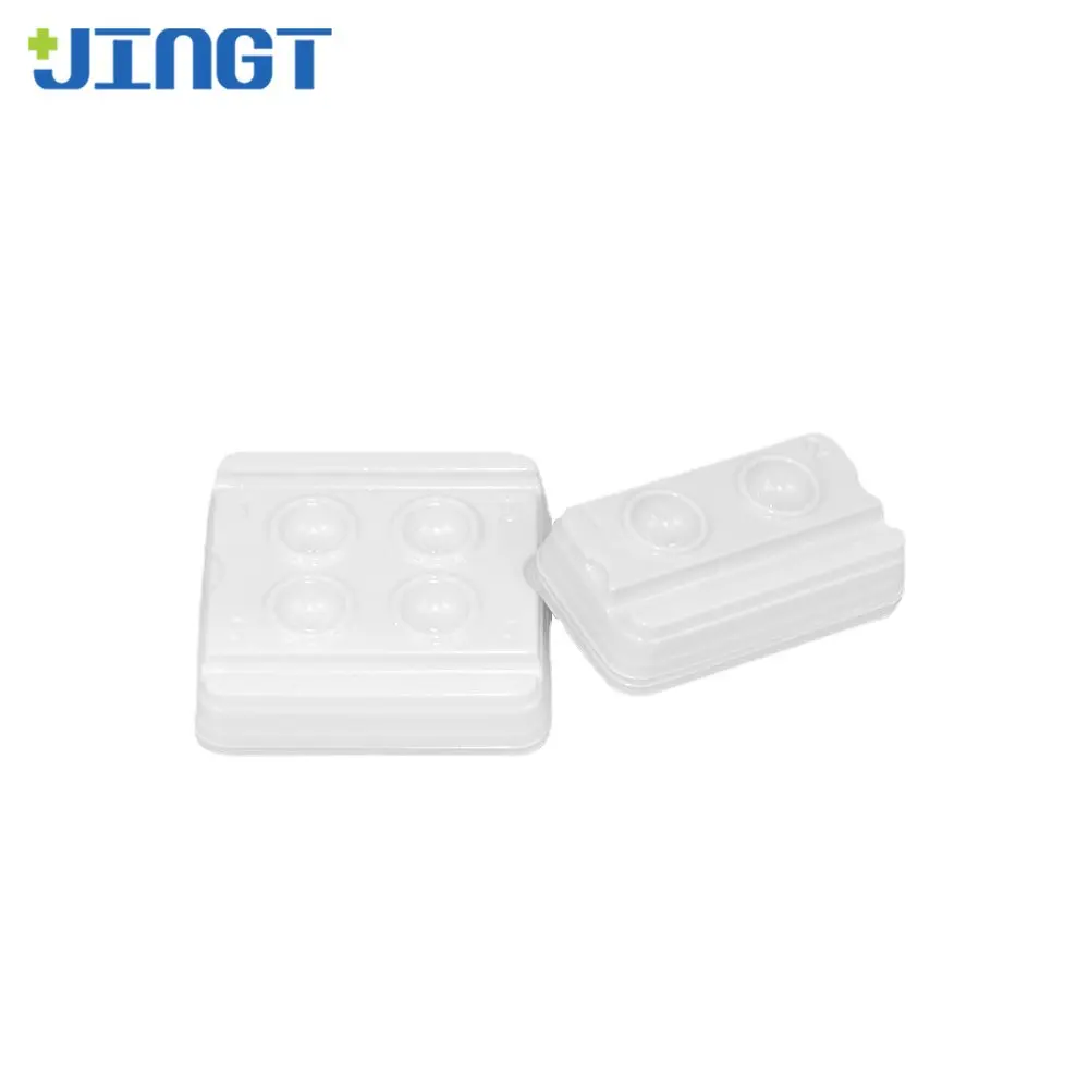 JINGT 50PCS Dental Adhesive Mixing Dish Mixed Cup Acupoint Disk Disposable Drug  Binder Dispensing Plate Cavity Tray Bonding