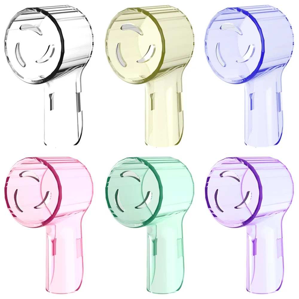 4x compatibel met Oral B iO elektrische opzetborstels stofdichte hoezen, beschermkappen voor OralB ronde opzetborstels