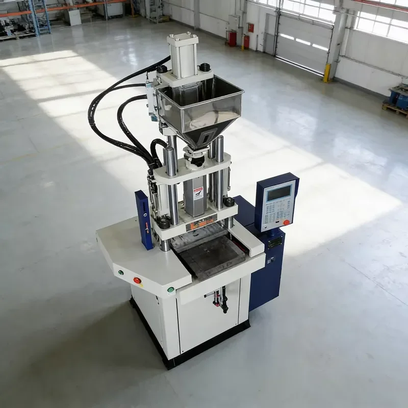 25 Ton Automatic PLC-Controlled PPR/PP/ABS Compatible Vertical Hydraulic Molding Machine