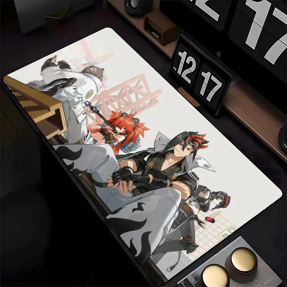 Z-Zenless Zone Zero Mouse Pad Mousepad HD Printing Computer Gamers Locking Edge Non-slip Mouse Pad XXL90x40cm Keyboard PC Desk P