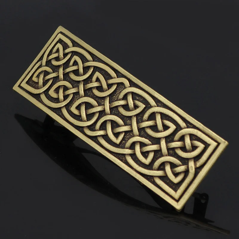 Nordic Culture Hairpin Retro Classic Style Celtic Spring Clip Norwegian Disc Hair Accessories