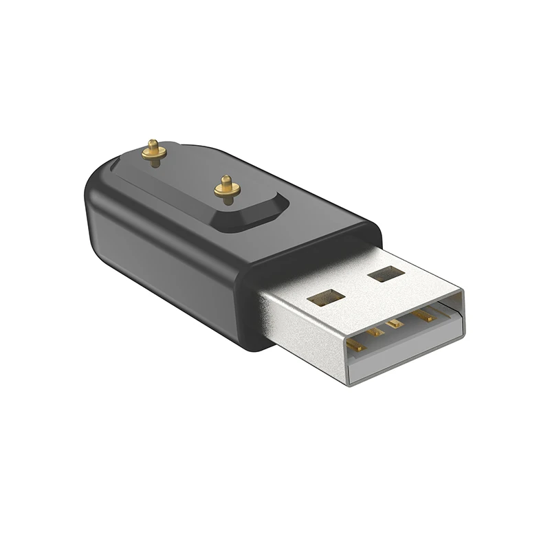 Kompatibel untuk Samsung Galaxy Fit 3 pengisi daya USB magnetik USB A Dok pengisi daya pengganti untuk Galaxy Fit3 jam tangan pintar