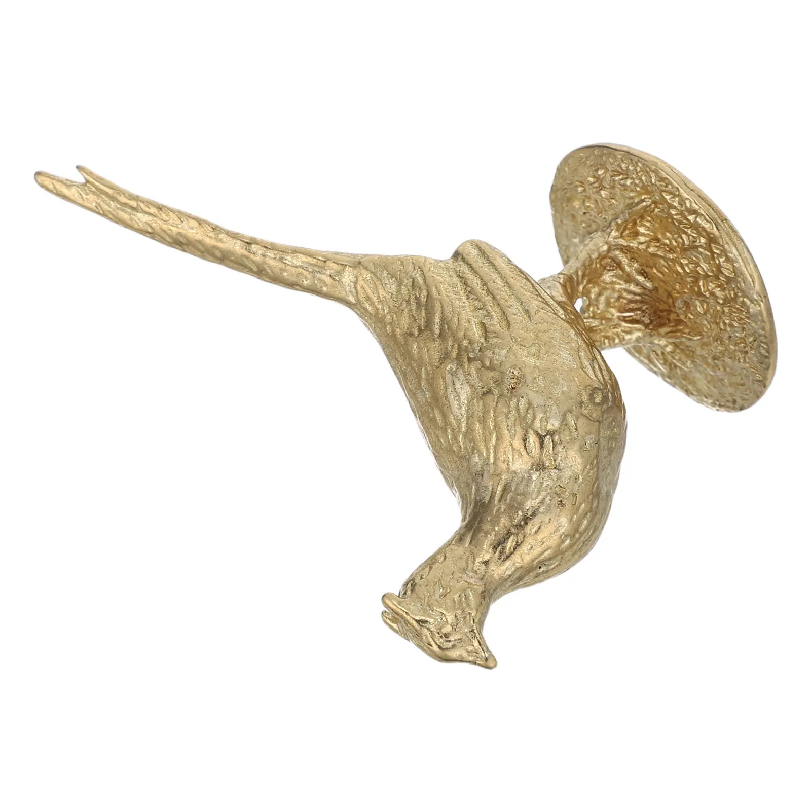 Brass Bird Cabinet Knob Decorative Gold Door Pull Handle Metal Animal Drawer Pull for Furniture Wardrobe Cupboard