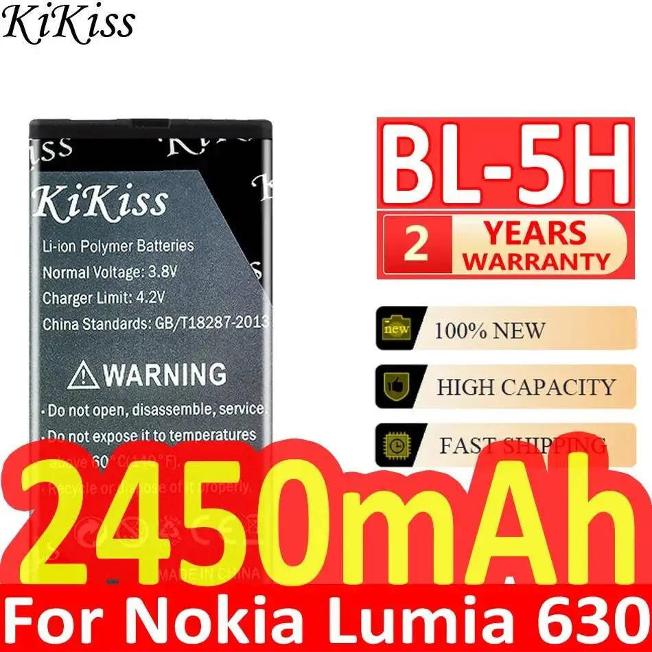 

Lightweight Premium Replacement BL-5H Mobile Phone Battery For Nokia Lumia 630 RM-977 RM-978 Moneypenny RM 977 978 3200Mah