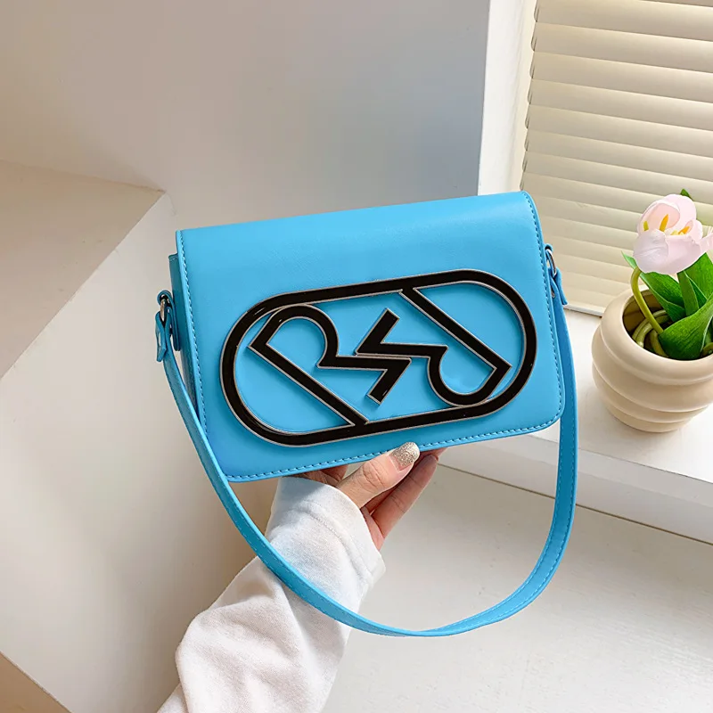 

2023 new designs solid PU korean style fashion women shouler bag corssbody girls party OL versatile tote 22cm size handbag