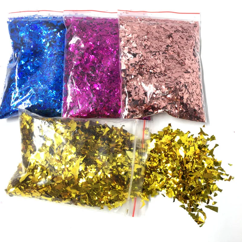 10g/Pack Nail Sequins Irregular Shell Paper Sequin DIY Nail Art Sequins Jewelry Accesorries Colorful Paillettes Glitter