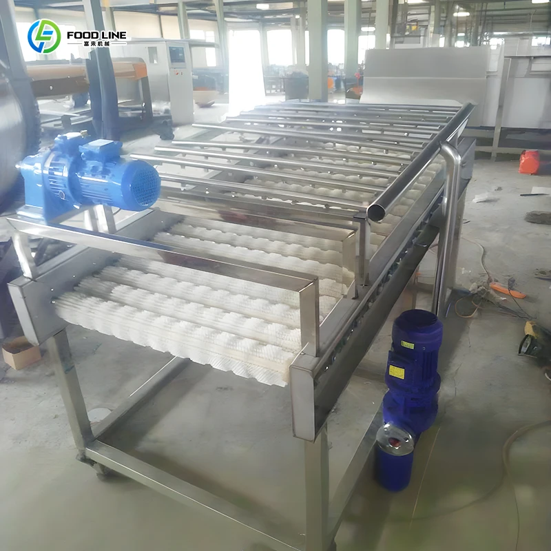 Root Vegetable High Pressure Spray Roller Brush Peeling Cleaner Roller Brush Washing Peeling Integrated Machine Customized