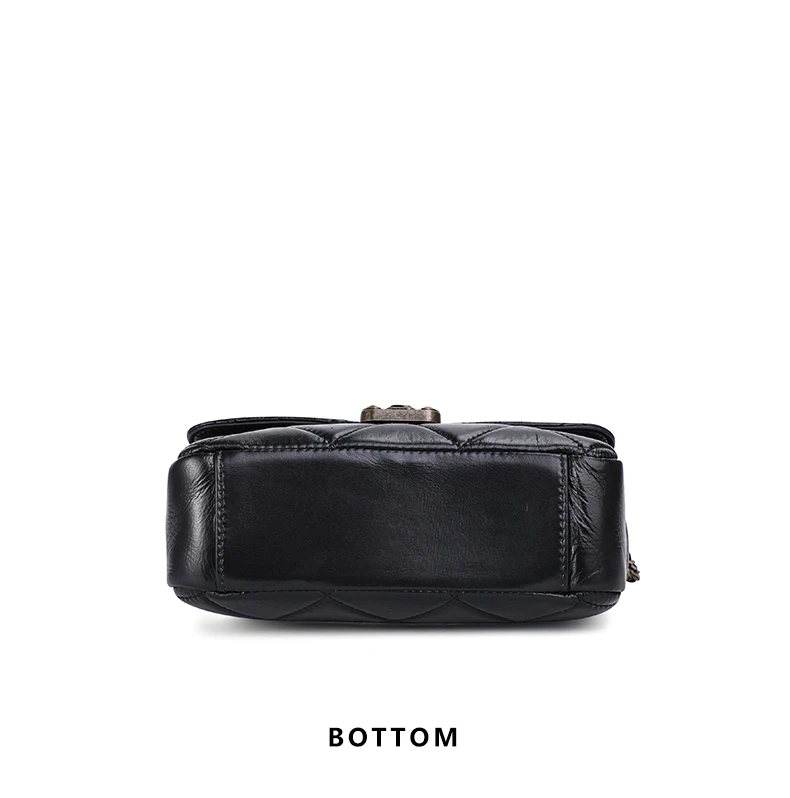 Aidrani Tasche für Damen aus echtem Leder, Sommer-Schultertasche mit Kette, neue kleine Tasche mit goldenem Ball, Diamantketten-Umhängetasche. – Detail 11