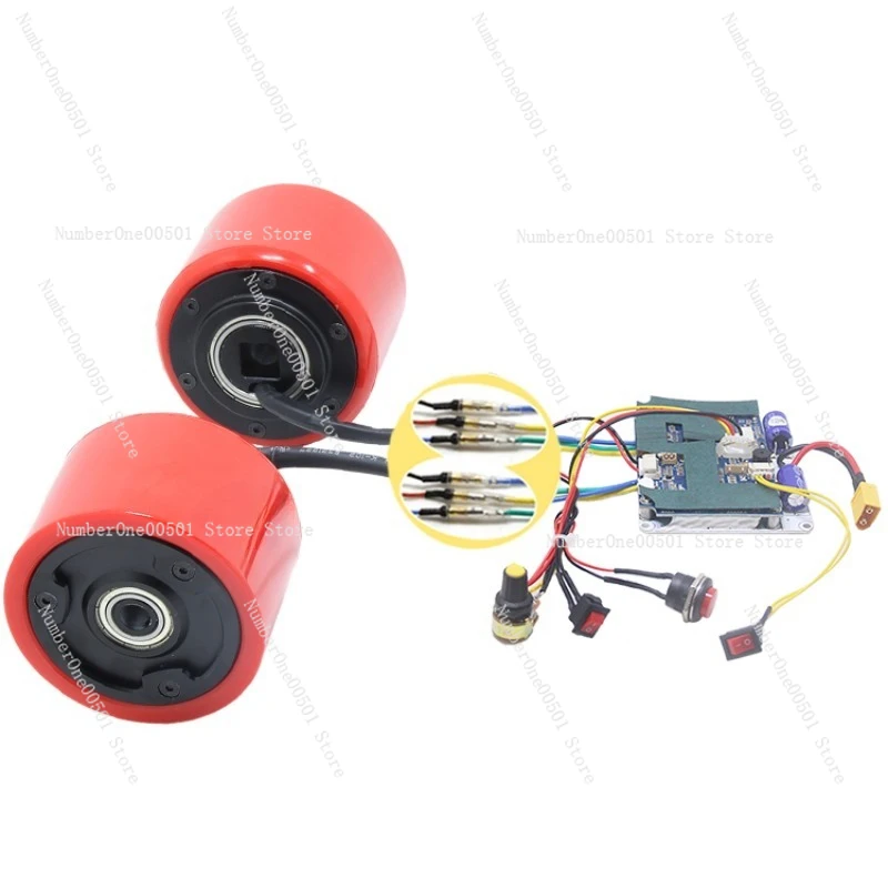 

70 Motor 24V 36V Brushless Scooter Wheel Hub Speed Controller 2.5 Inch Motor Tool Drive Wheel Sanding Machine