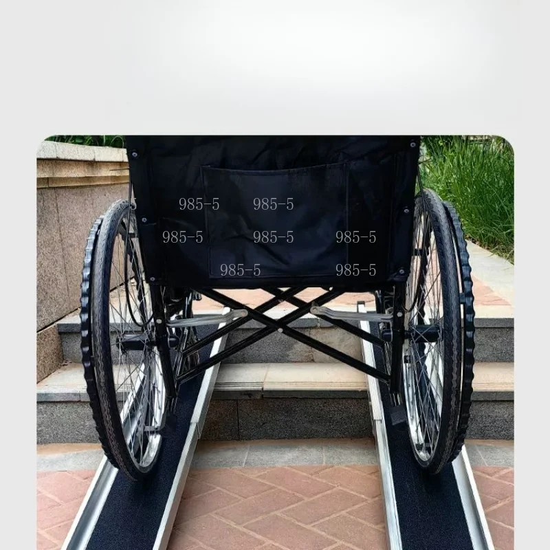 Portable Retractable Loading Ramp Board, Suitable for Wheelchair, Electric Vehicle, Air Box and Trolley for Stairs Step Access