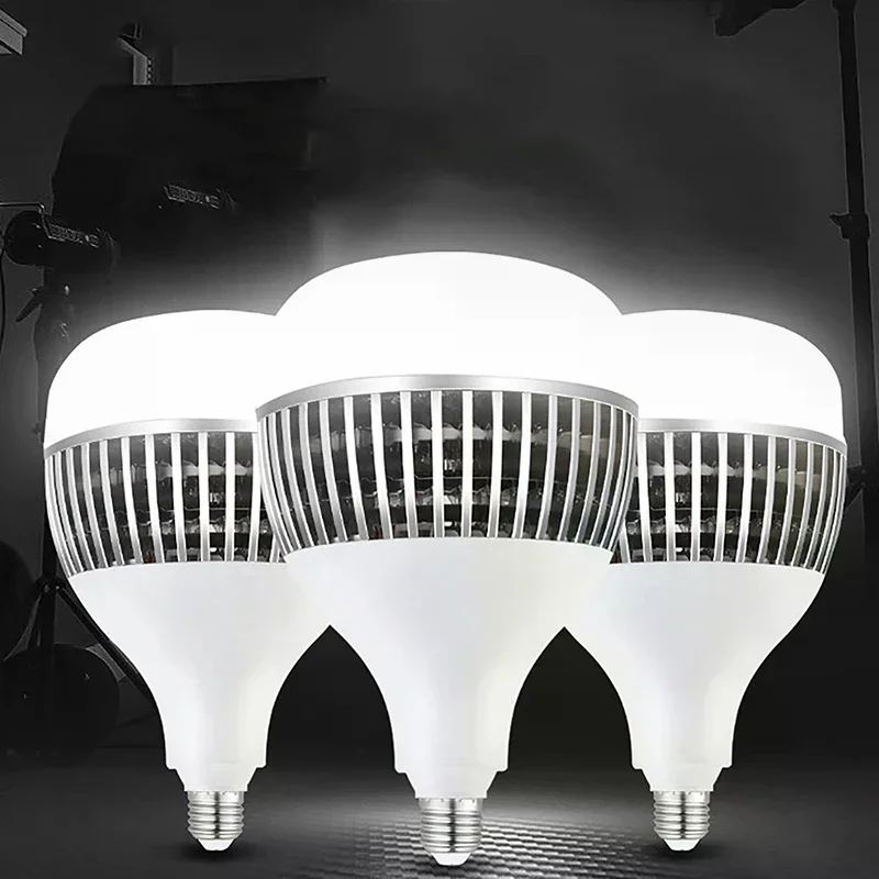 

1Pc High Power E27 LED Bulb Luminaire Garage Light 220V For House For Home Lighting 50-300W High Luminosity Bulbs