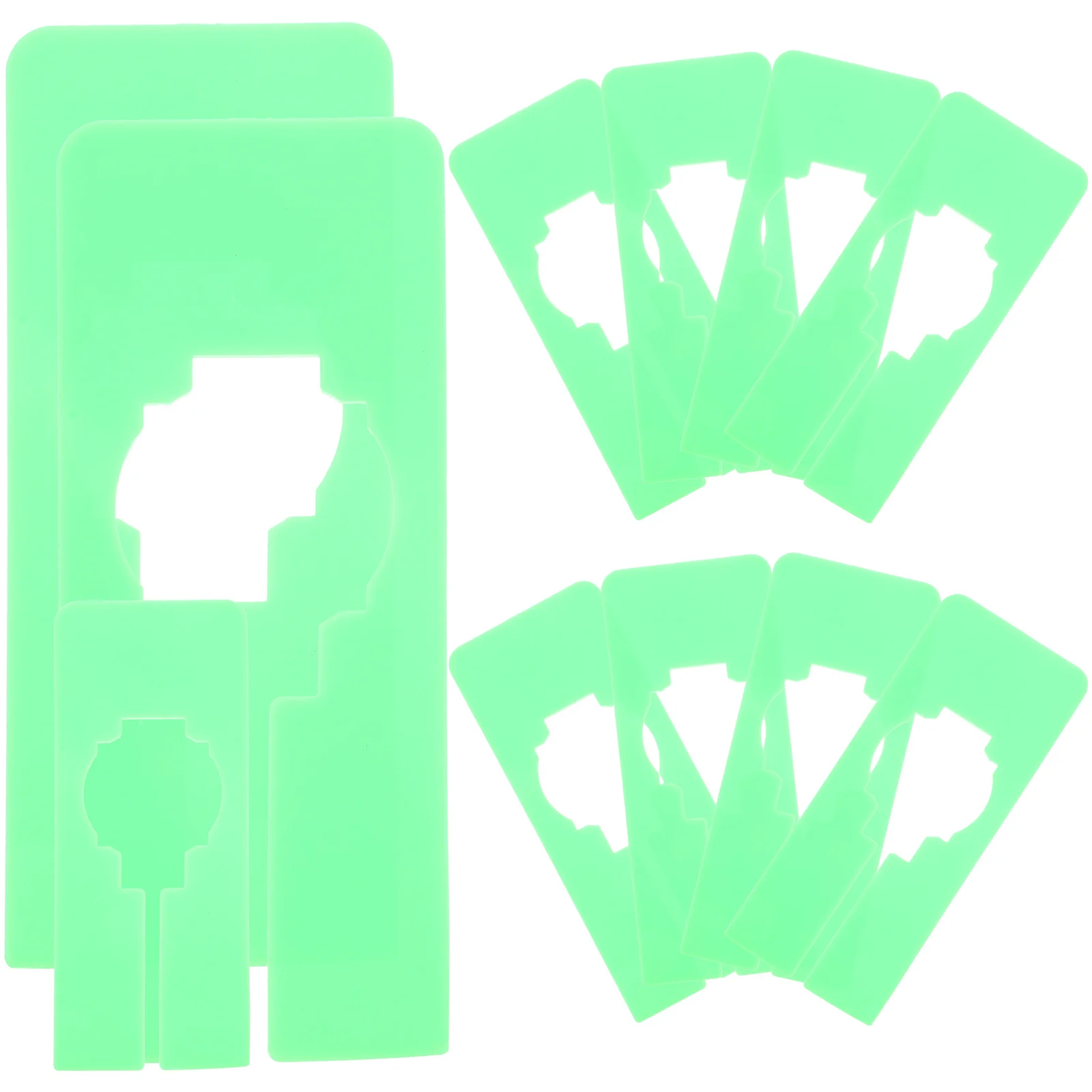 

10pcs Pink Small Dividers for Closet Wardrobe Size Labels Suitable Shelves Hanging