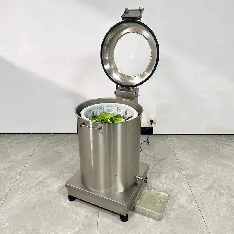 Commercial 20L Food Centrifugal Dehydrator High Efficient Fruit and Vegetable Spin Dryer