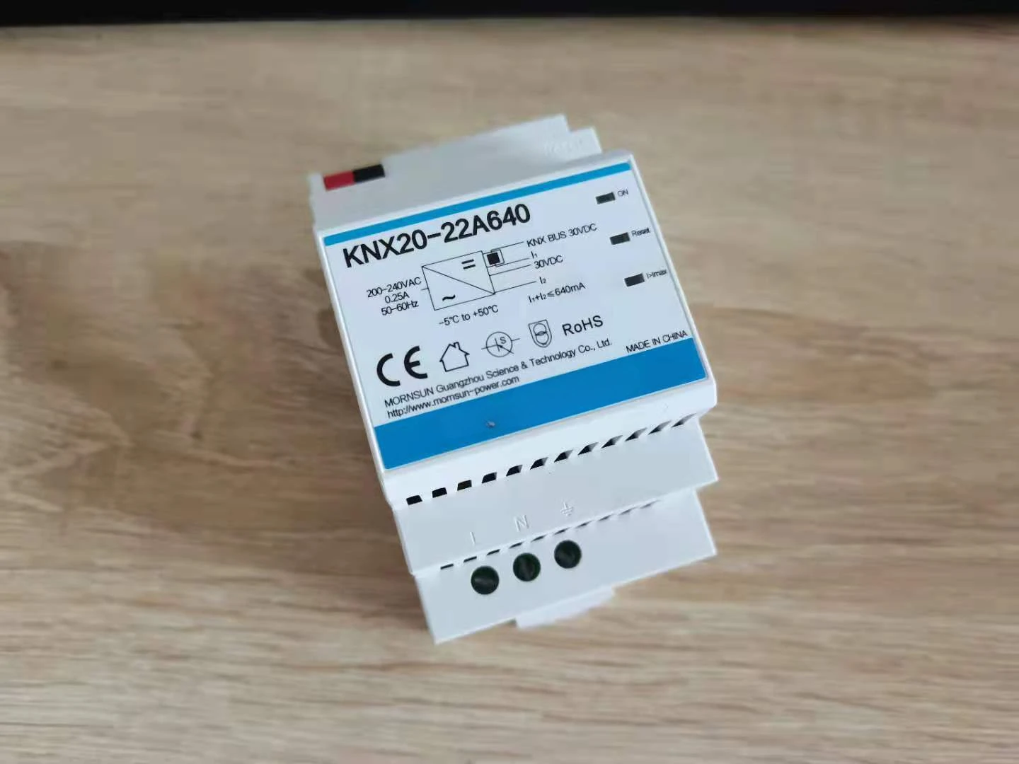 KNX20-22A640 Zasilacz magistrali AC-DC KNX 19.2W 30V640mA Izolacja 4KV