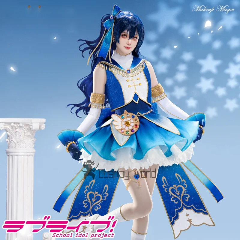 

Sonoda Umi Lovelive Cosplay Anime Costume Woman Cute Sparkling Lolita Dress Uniform Set Halloween Carnival Party Clothes Outfit
