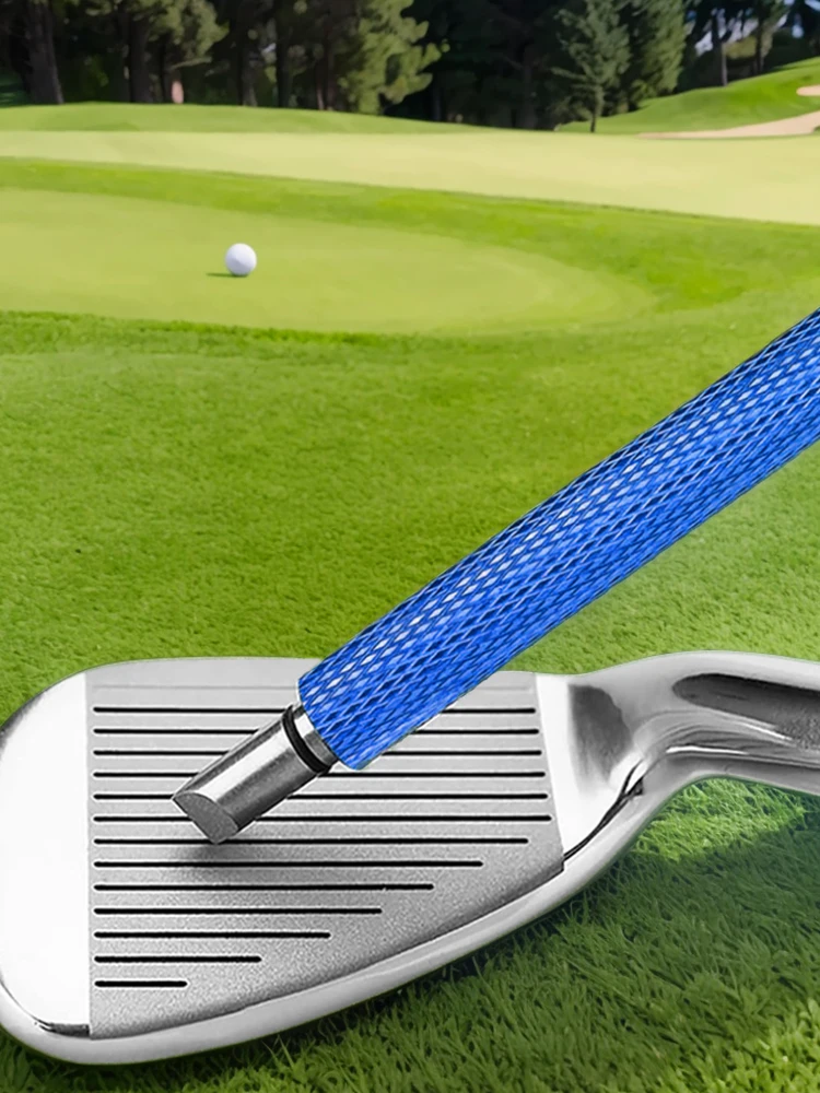 Golf Club Groove Sharpener Stainless Steel Re-Grooving Tool and Cleaner Regrooving Tool Cleaner for Wedges and Irons