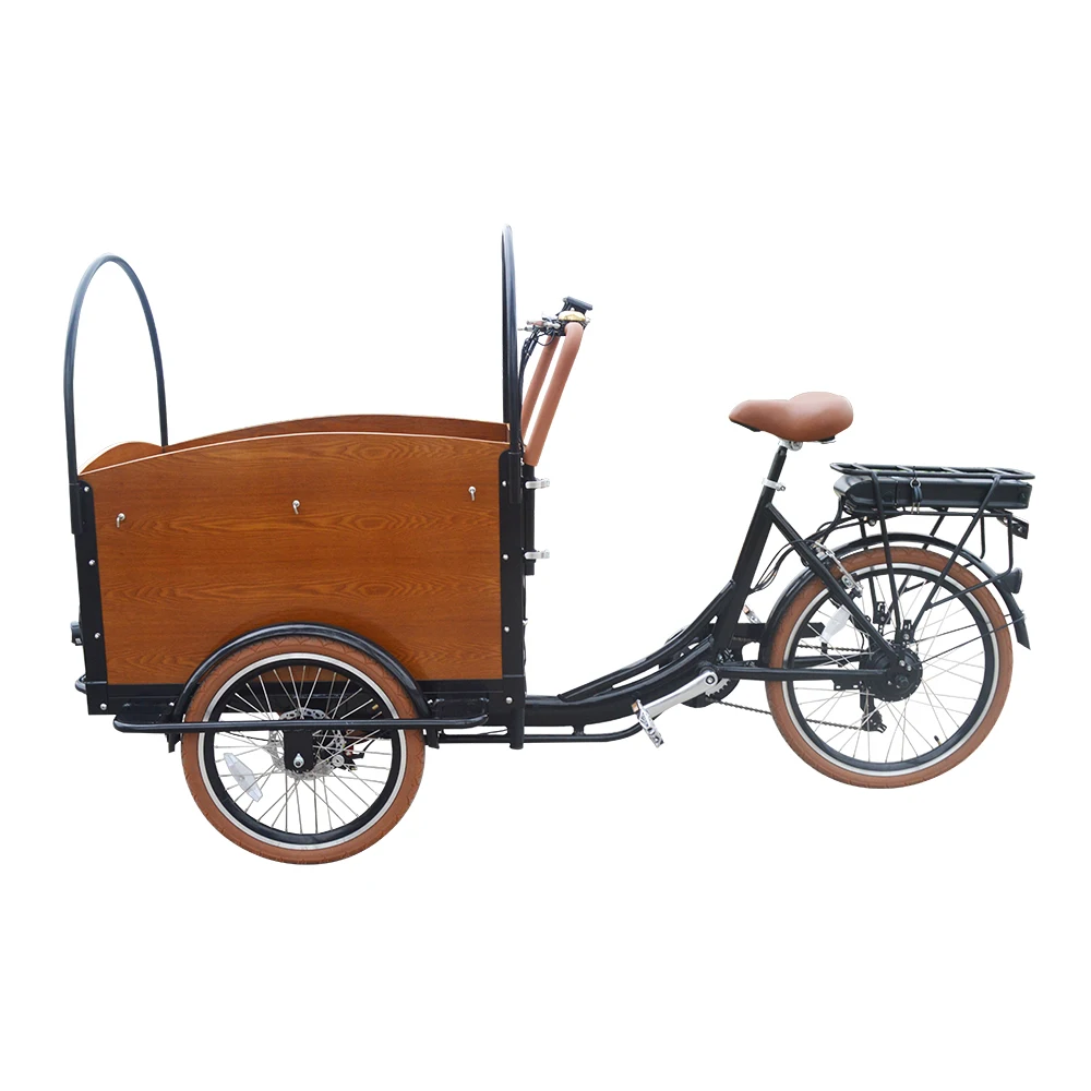 Style Family Shopping Electric Three Wheel Cargo Bike