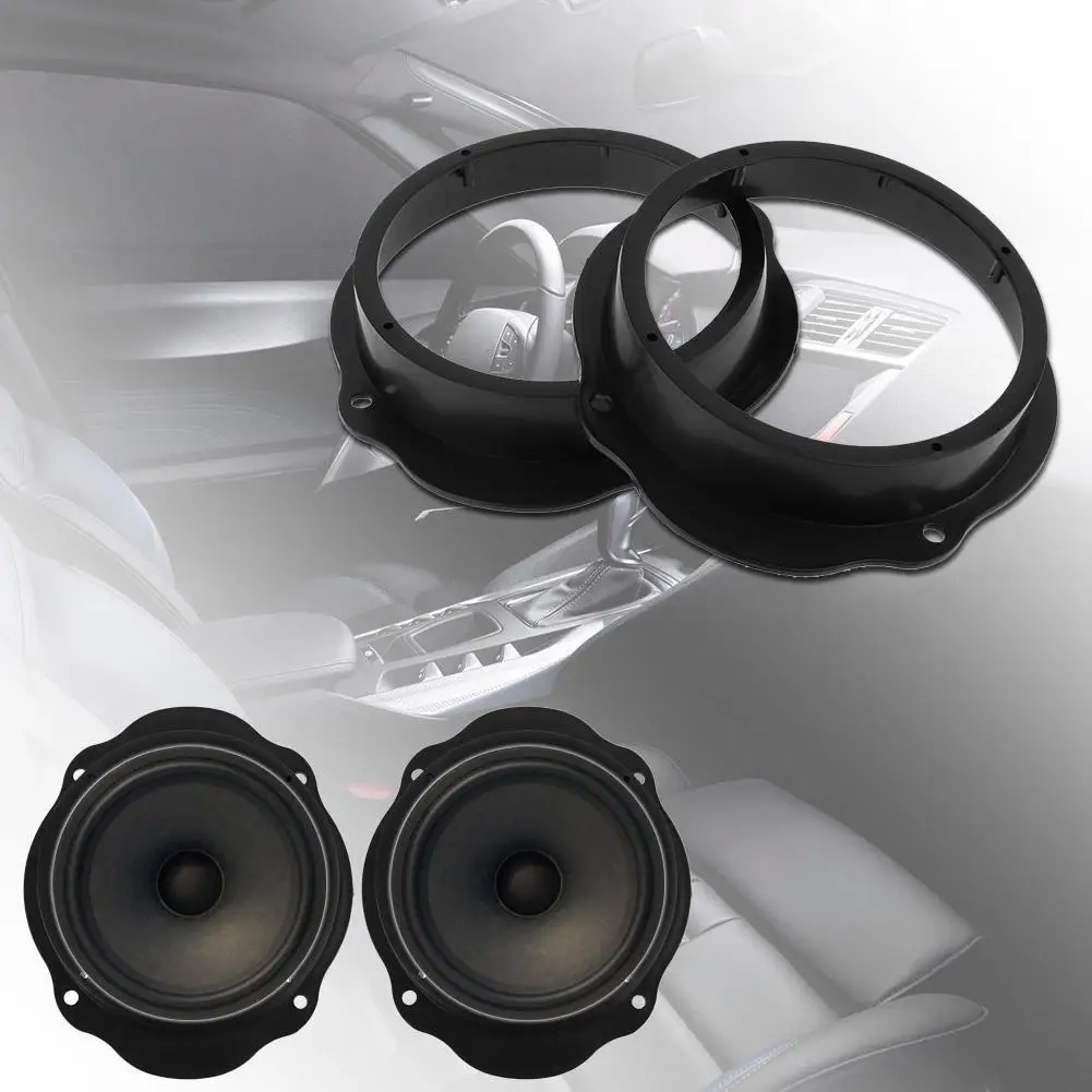 2pcs 6.5in Mounting Spacer Adaptor Ring Universal Mounting Bracket Adapter Plates Car Speaker Spacers for Ford Focus