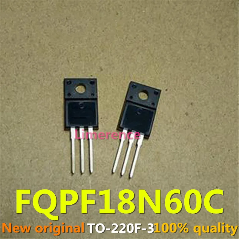 5pcs/lot FQPF18N60C FQPF18N60 18N60 TO-220F new original Immediate delivery