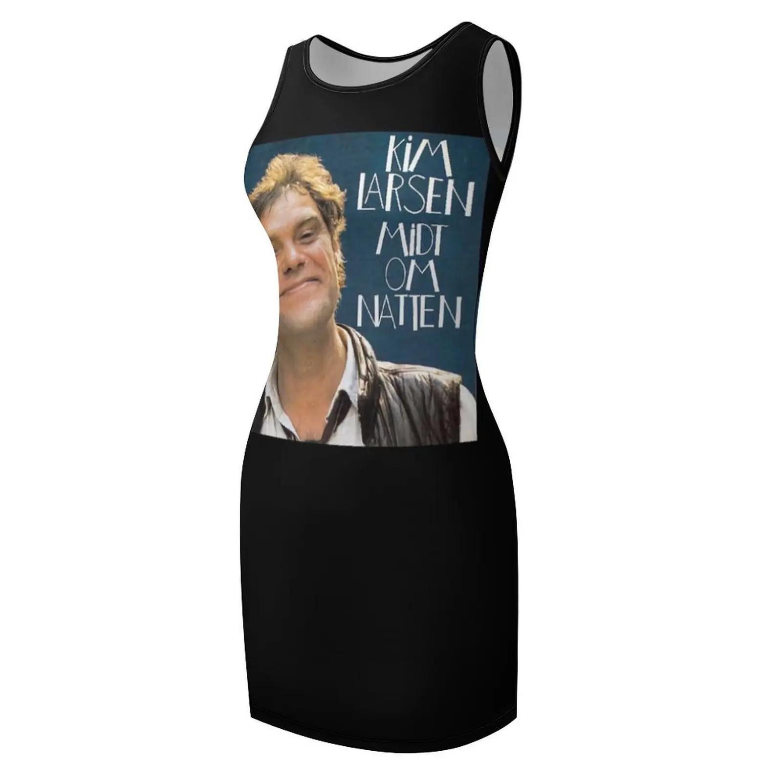 Kim larsen midt om natten t shirt Sleeveless Sundress summer outfits for women 2025 chic and elegant woman dress