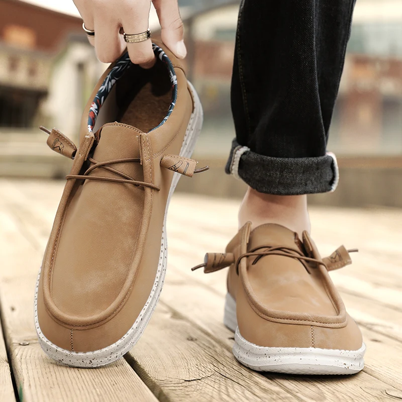 Handmade Summer Men Sneakers Casual Shoe Men Vulcanize Footwear Male Lightweight Comfy Breathable Canvas Shoe Man Big Size 40-48