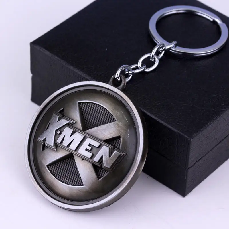 Disney Marvel X-Men Wolverine Keychain Metal Keyring Fashion Gift Creative Jewelry Couple Car Key Chain Student Backpack Pendant