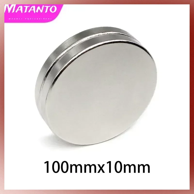 

100x10 mm Big Super Strong Round Magnets N35 Thick Round Search Magnet 100x10mm Permanent Neodymium Disc Magnets 100X10 mm