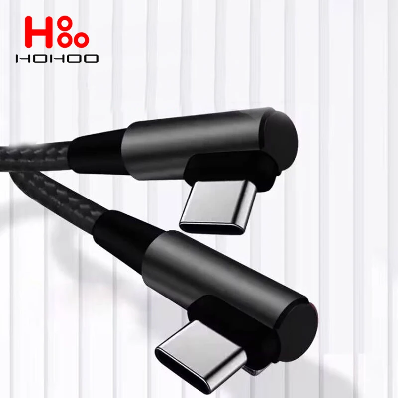 100W L 엘보우 C-USB C 케이블 PD Quick Charge 4.0 3.0 USB-C 적용 삼성 갤럭시 S20 23 5G Macbook Pro 애플 ipad Air mini 11 12.9 10.2 화웨이 mate 40 30 xiaomi Redmi K60 50 40 고속 케이블 