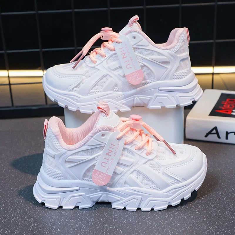 Zapatillas de deporte para niñas 2025, zapatos informales para