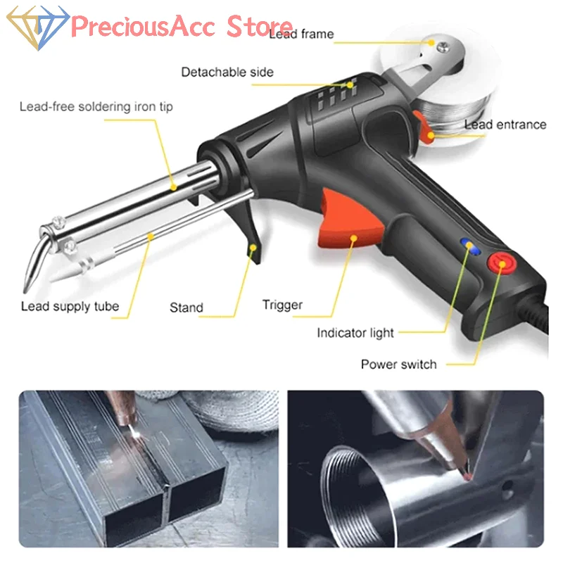 Laser Welding Machine Laser Welding Gun For Metal Multi-Function Soldering Iron Soldering Gun Set Automatic Corded Solder Iron