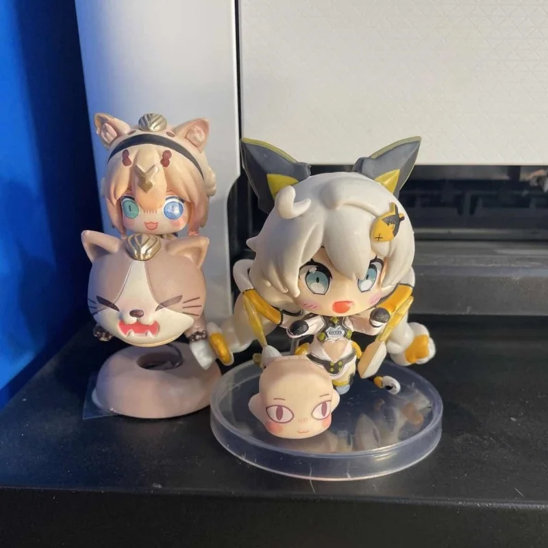 Kawaii Q Ver PVC Action Figurine, Modelo de Jogo Anime, Kiana Kaslana, Honkai Impact 3rd, Estátua de Decoração, Brinquedos Colecionáveis, Presentes, 8cm