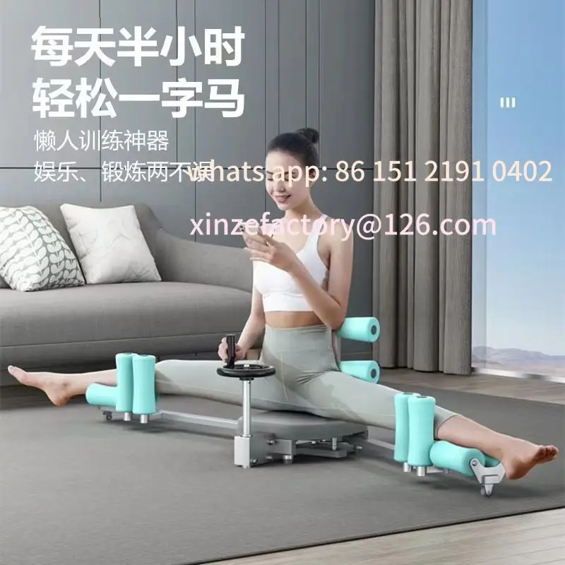 

Customizable Horse Trainer Split Crotch Stretching Yoga Trainer Stretch Leg Press